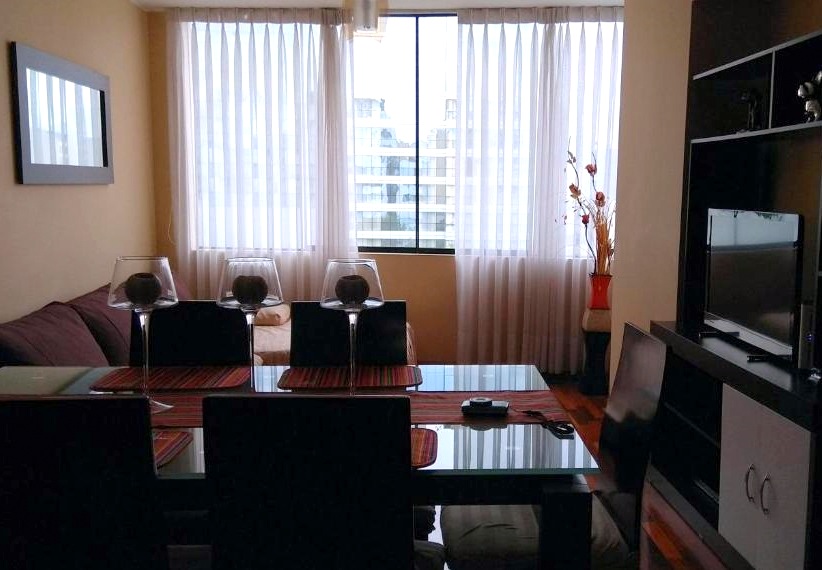 Sala de estar amplia del apartamento Kennedy Park 601